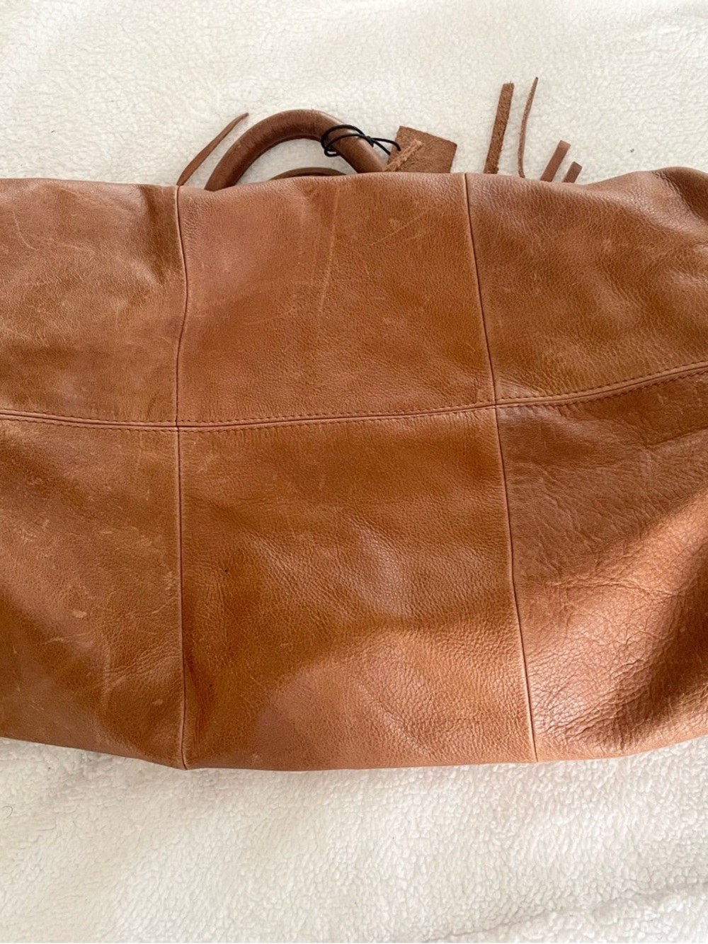Urban Outfitters Ecote XL Brown Leather Shoulder/Tote Bag - Picture 10 of 14